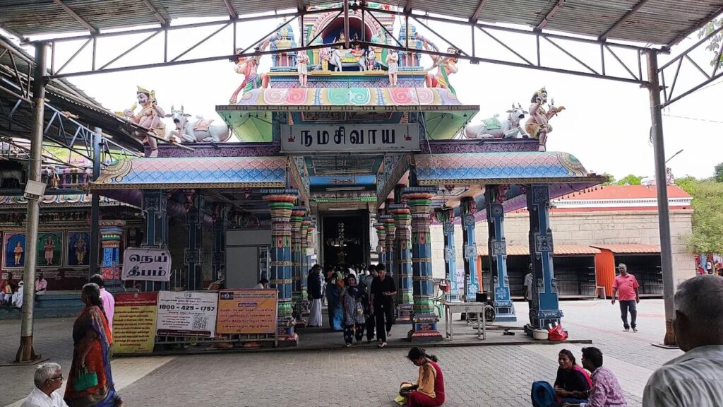 Maragathavalli Amman Shrine at Pasupatheeswarar Temple Karur