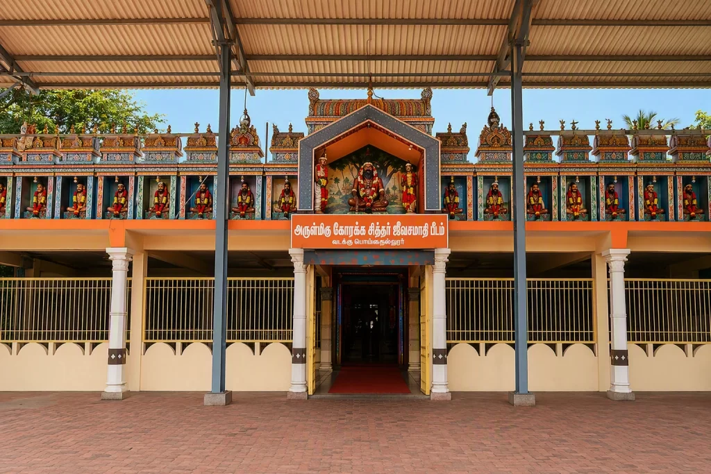 Korakkar Siddhar Jeeva Samadhi Temple at Poigainallur in Tamil Nadu